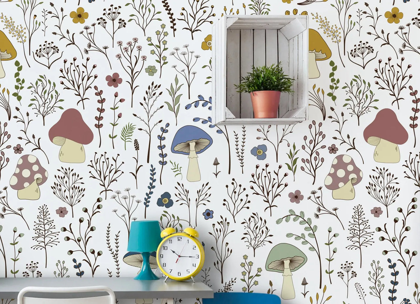 Mushroom Paradise Wallpaper