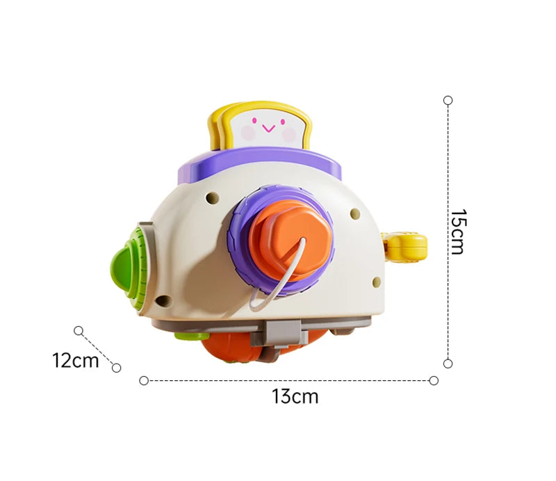 BusyCube 10-in-1: Montessori Sensory Lock-Box (Ages 3–6)