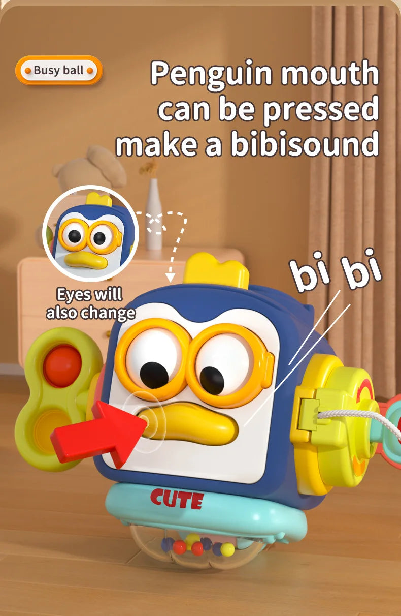 BusyCube 10-in-1: Montessori Sensory Lock-Box (Ages 3–6)