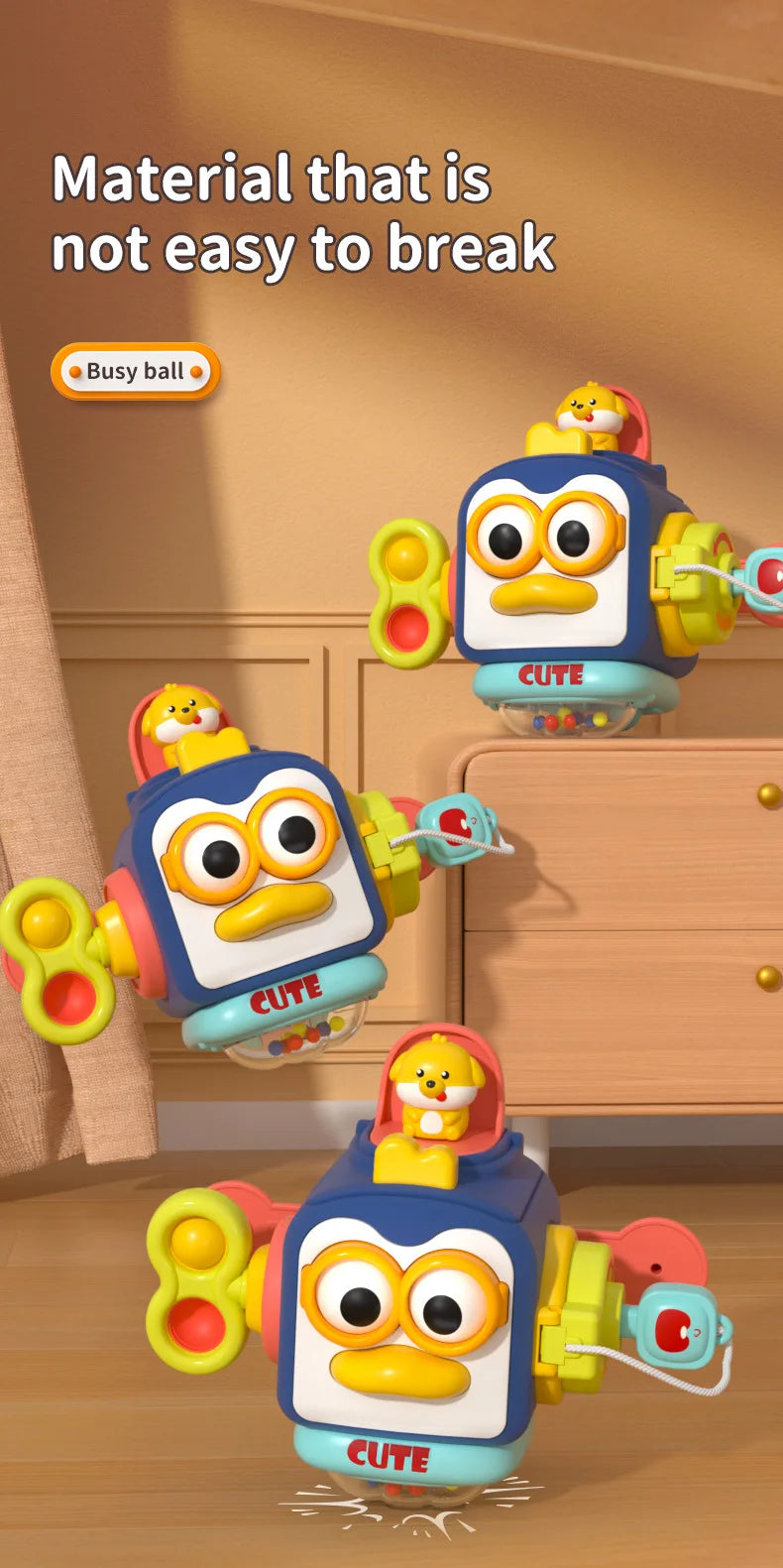 BusyCube 10-in-1: Montessori Sensory Lock-Box (Ages 3–6)