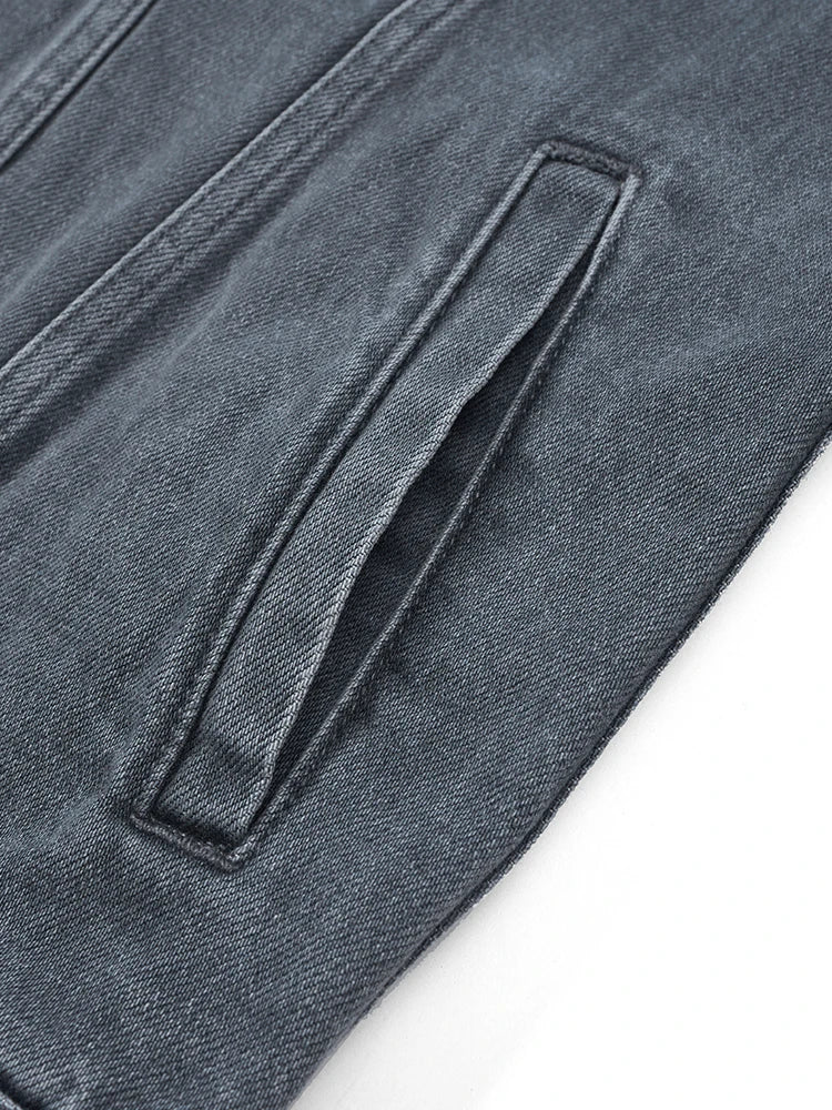 Men's Oversized Classic Denim Jacket – 12oz Washed Style With a Modern Fit