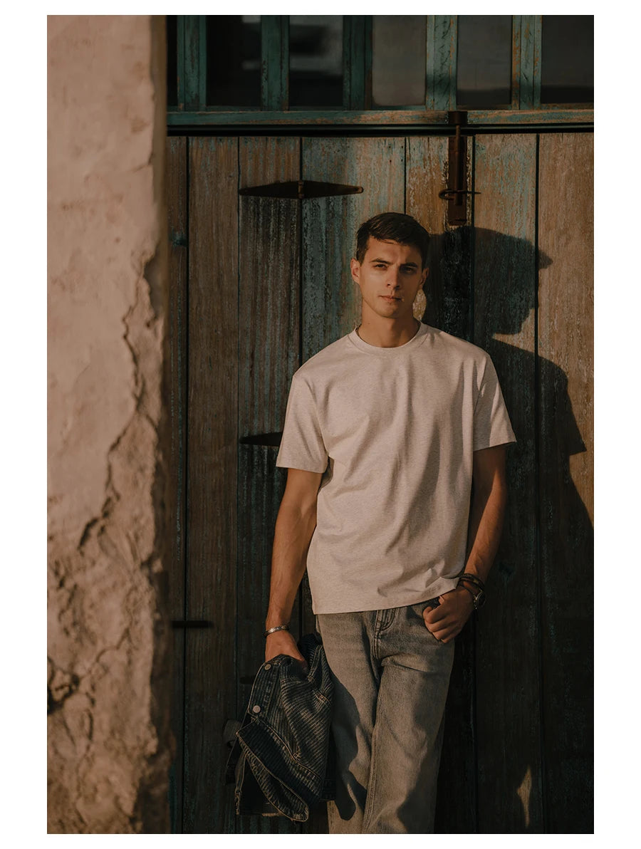 Men's Oversized 310gsm Cotton T-Shirt – Heavyweight Comfort, Everyday Wear