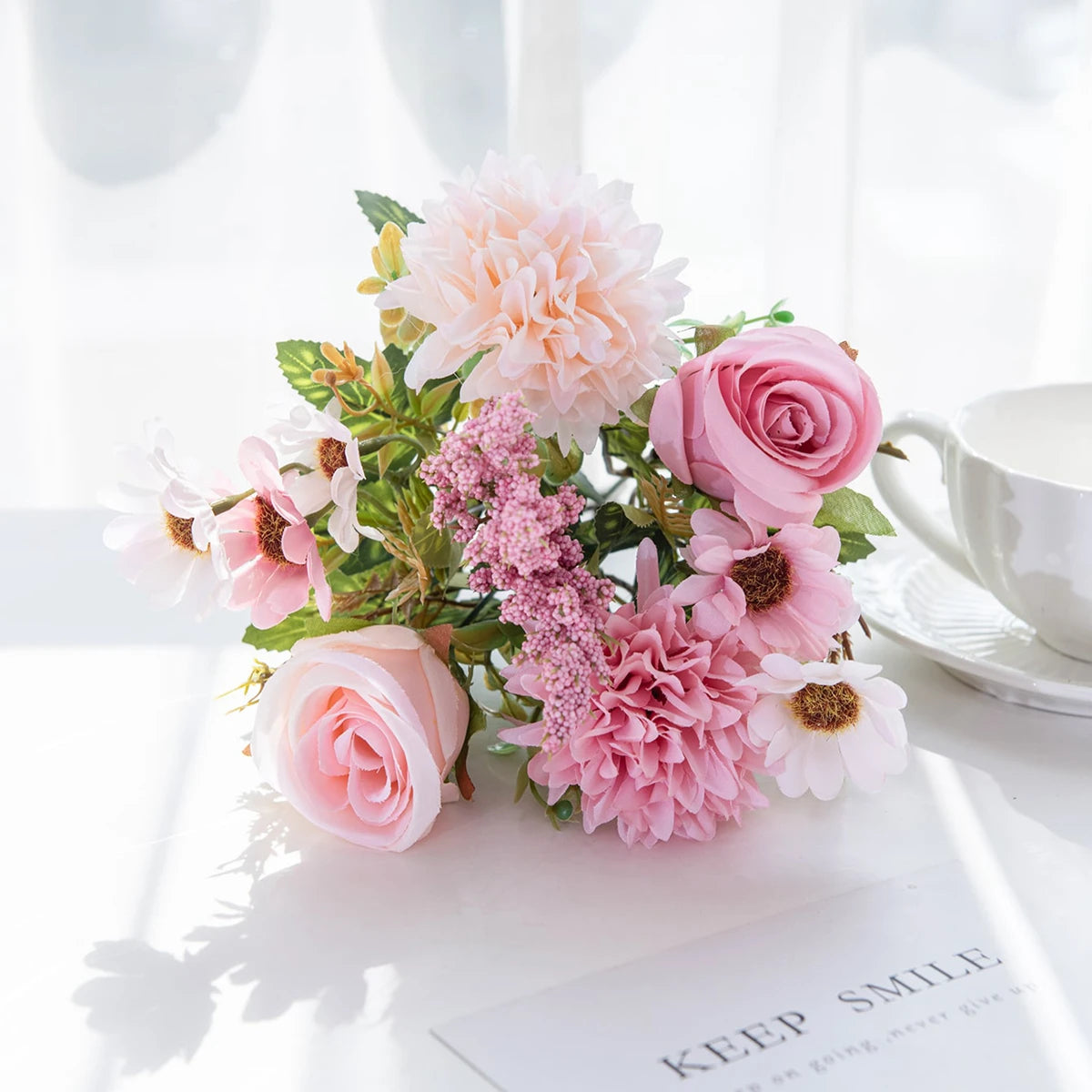 Peony & Rose Silk Bouquet