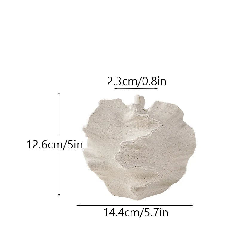 Nordic Tide: Summer Ceramic Coral Vase