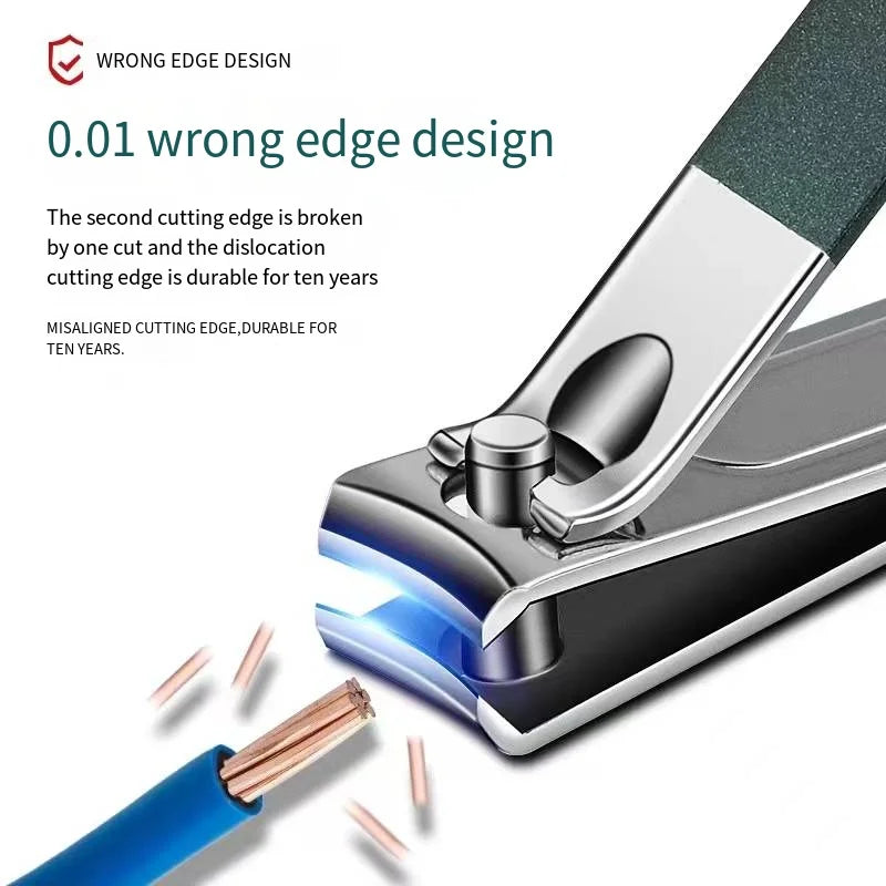 Steel Trim: Men’s 6-Piece Stainless-Steel Nail Clippers Set