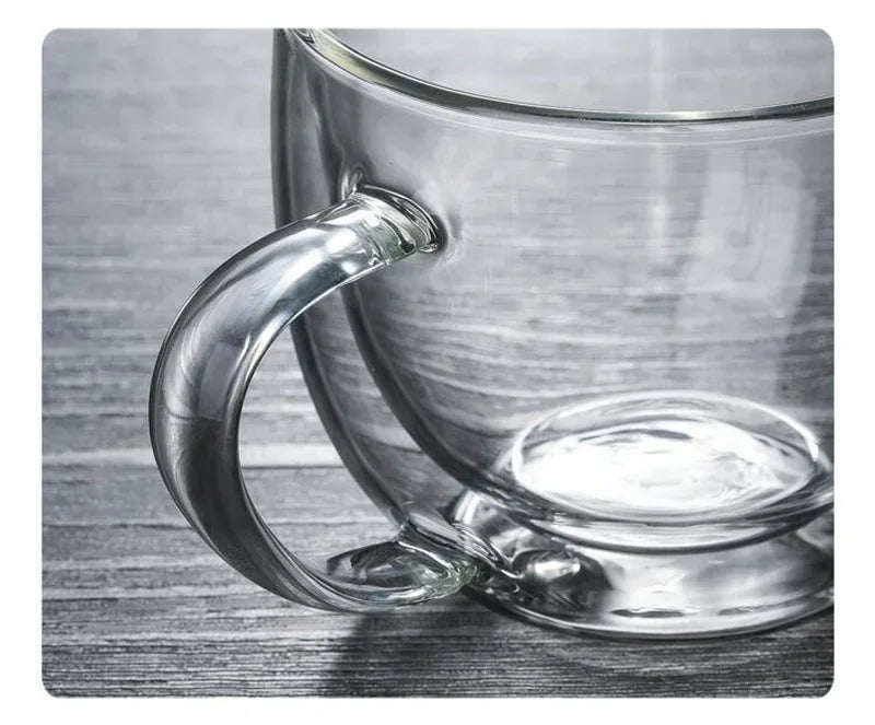 Double Wall Glass Coffee Mug