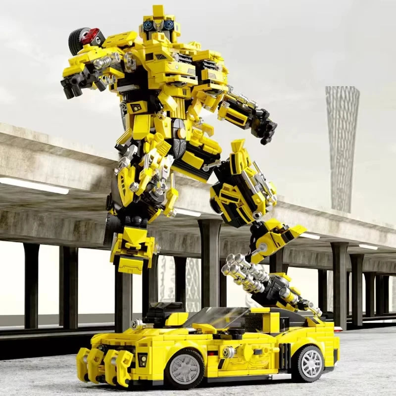 DualShift 478: 2-in-1 Robot & Truck Building Set
