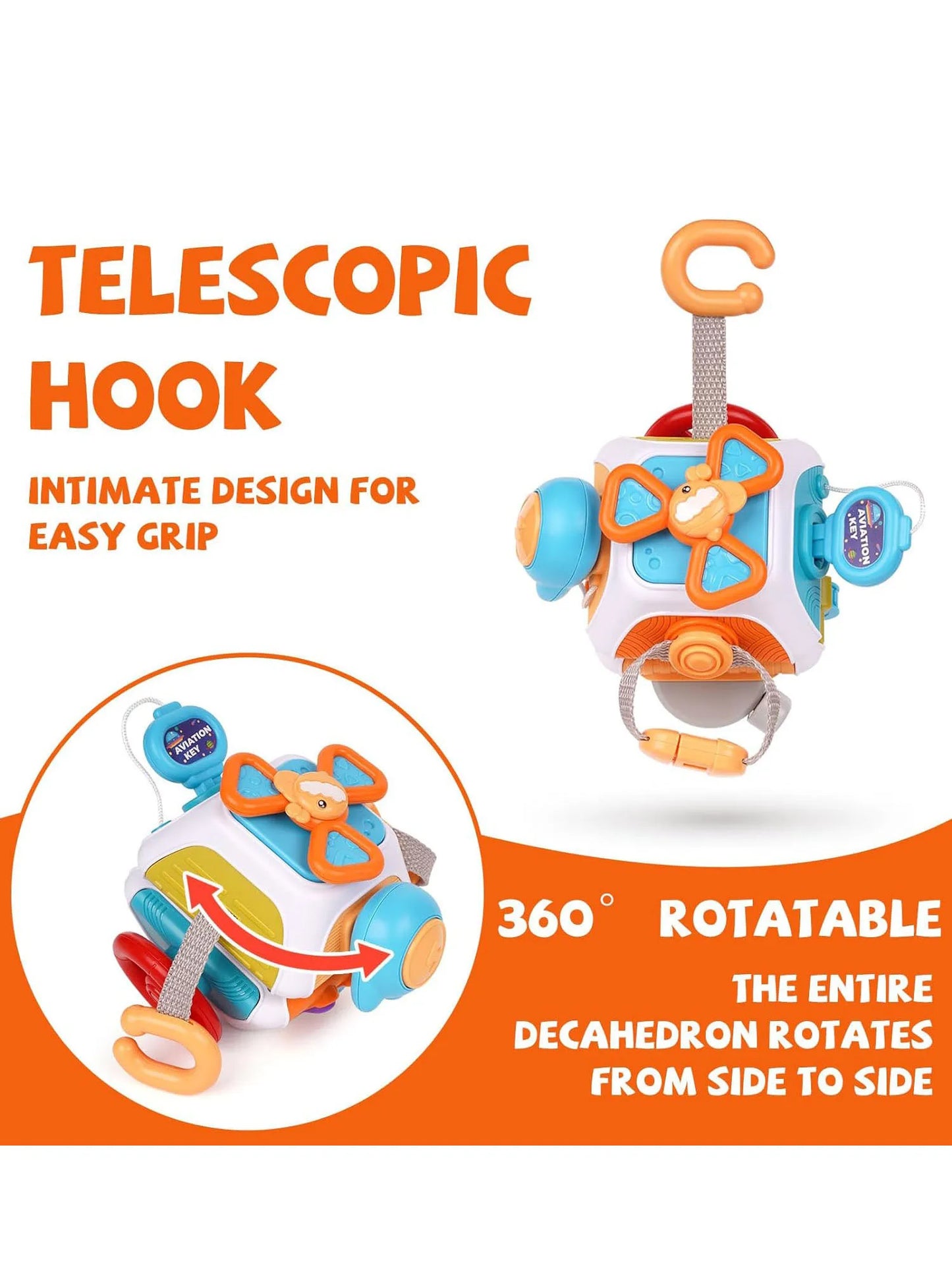 BusyCube 10-in-1: Montessori Sensory Lock-Box (Ages 3–6)