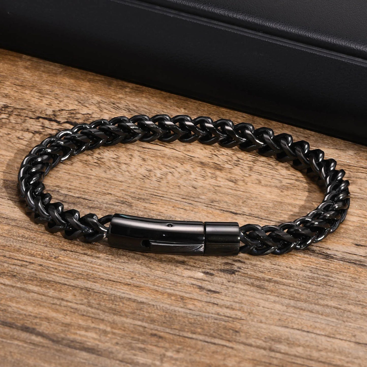 Twin Forge: Vintage Double-Layer Steel Bracelet for Men