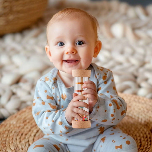 Rain & Rainbow: Montessori Baby Rain Stick (Ages 1+)