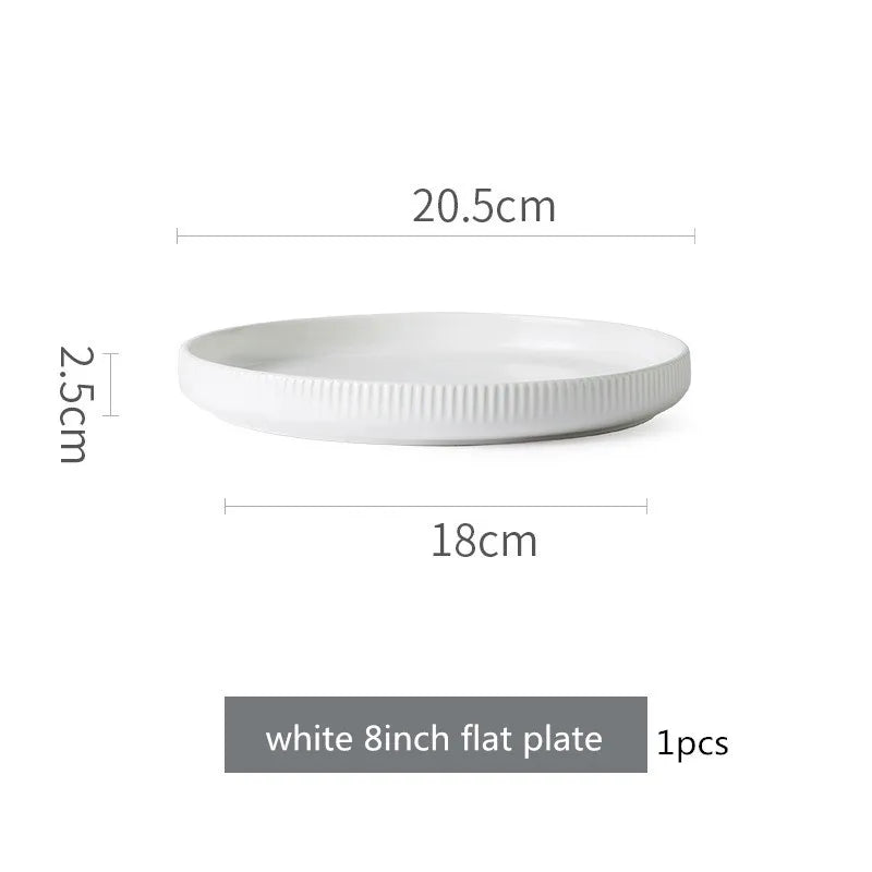 Matte Glazed Ceramic Dinnerware