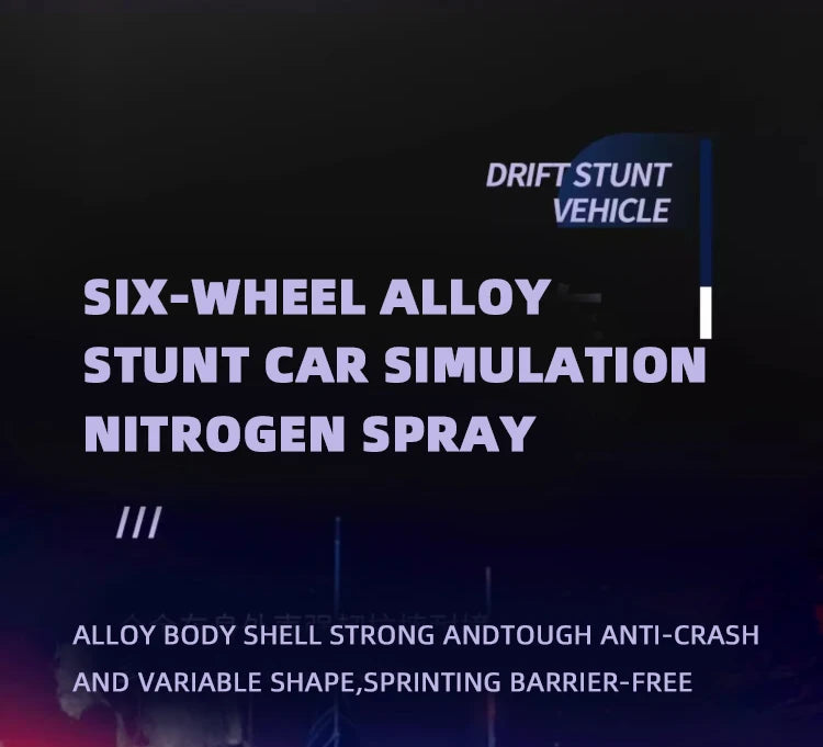 Morph-X: Six-Wheel RC Stunt Car for Ages 6–12