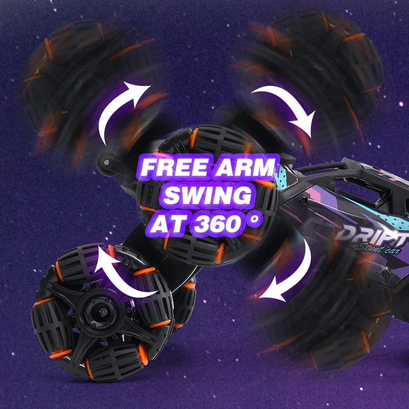 Morph-X: Six-Wheel RC Stunt Car for Ages 6–12