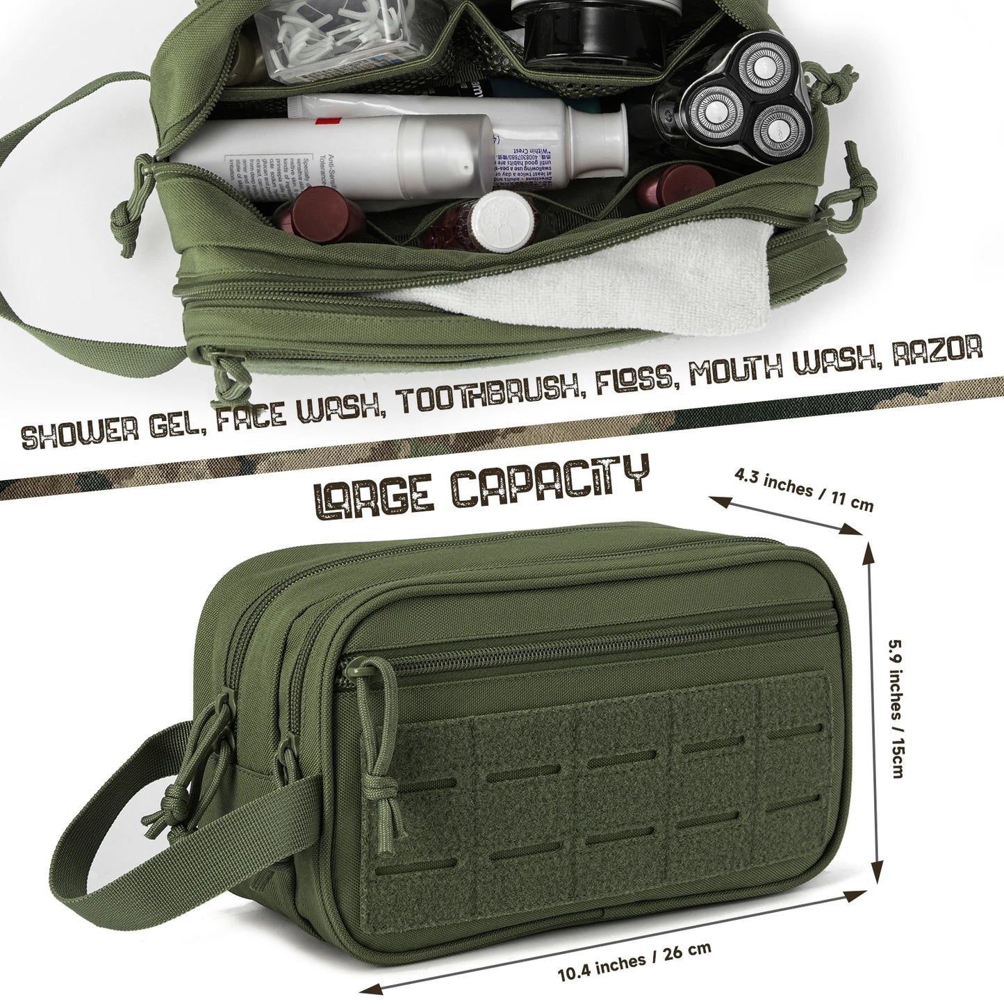 Field Dopp: Tactical Waterproof Toiletry Bag for Men