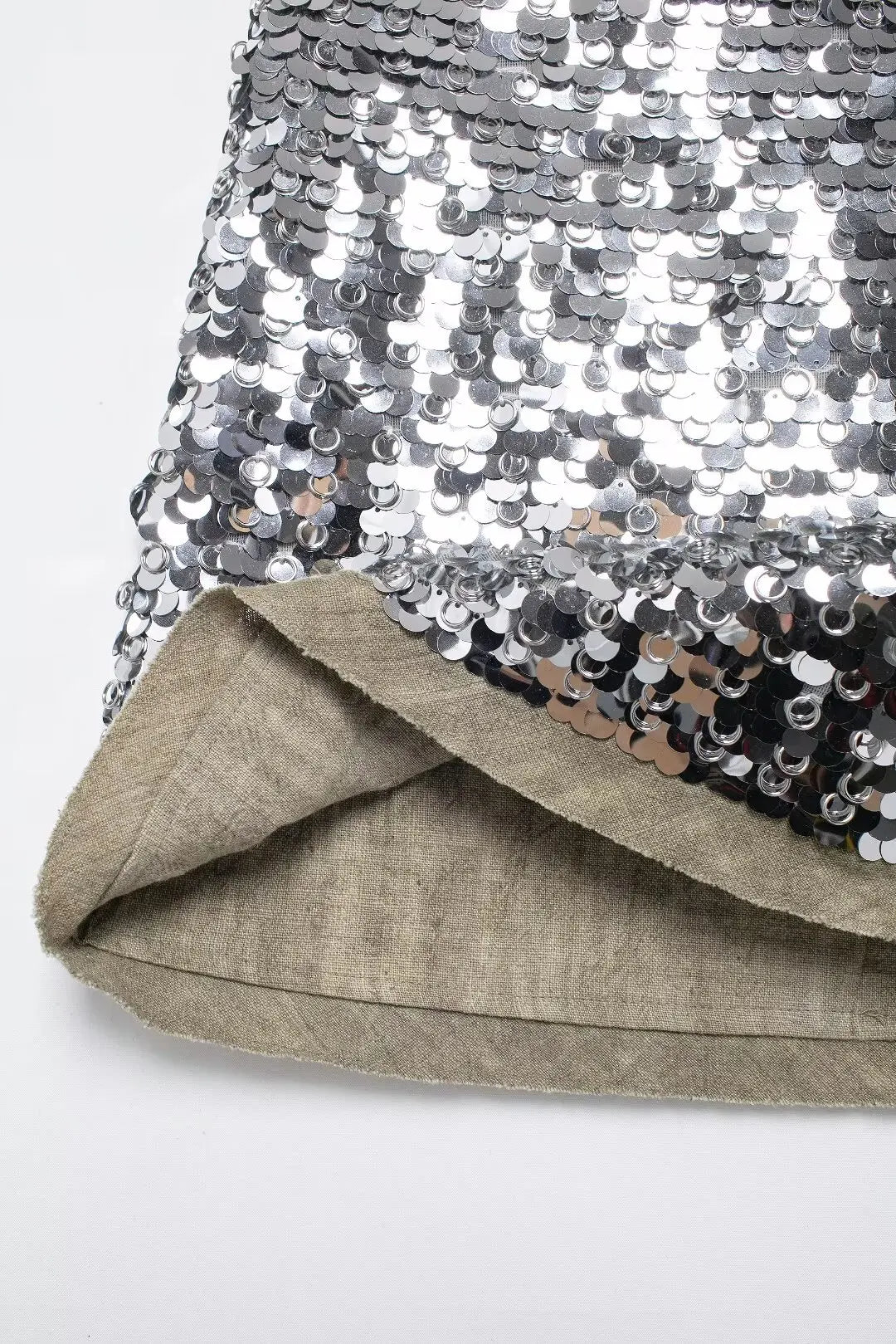 Women's Glitter Sequin Open Vest – Tailored Sparkle for Autumn Nights