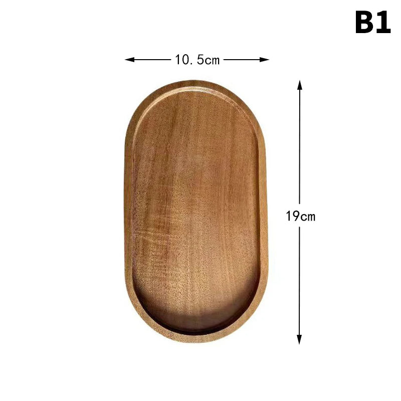 Bamboo Essence: Japanese Solid Wood Tray