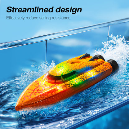 Mini Wave: 2.4G RC Speedboat (Ages 6–12)