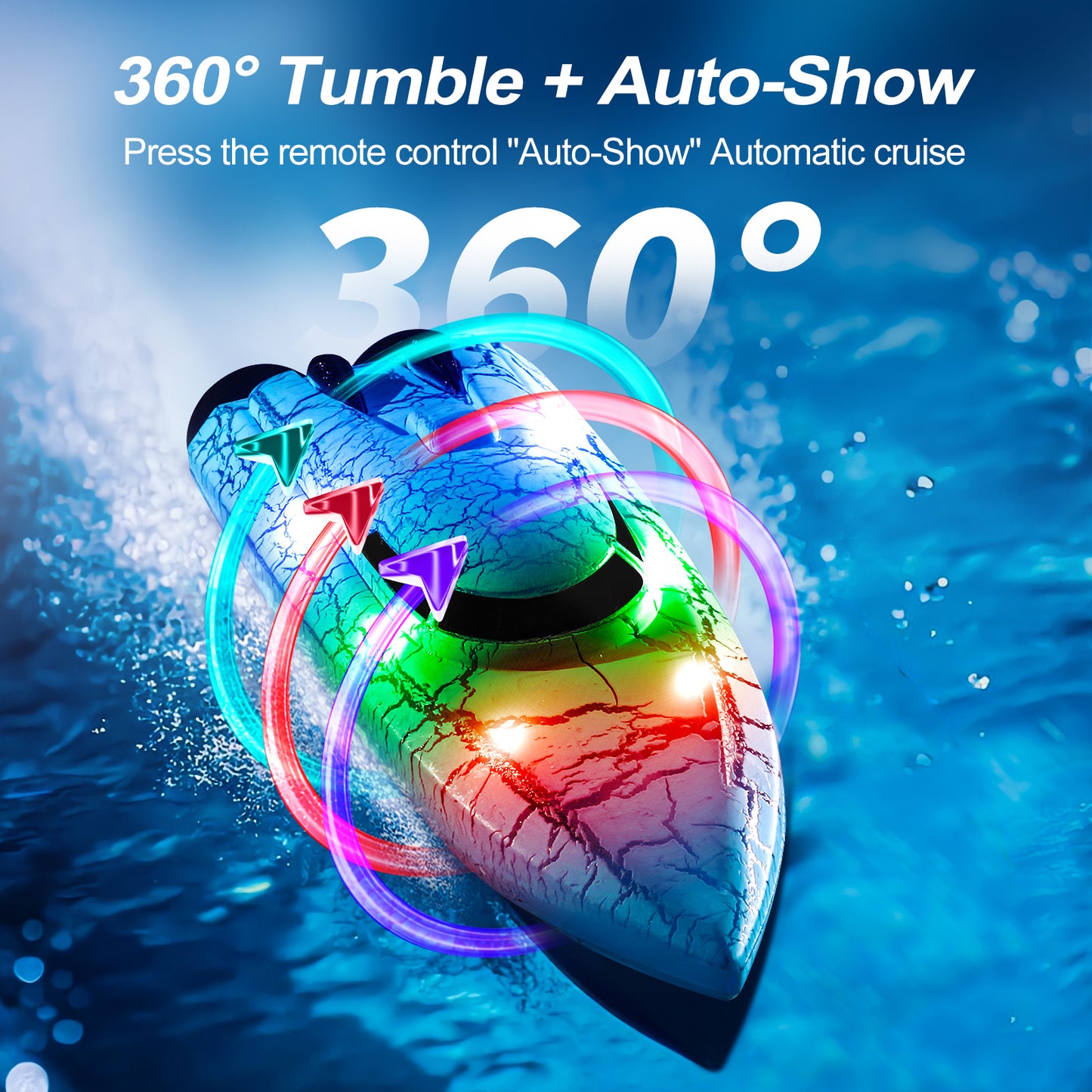 Mini Wave: 2.4G RC Speedboat (Ages 6–12)