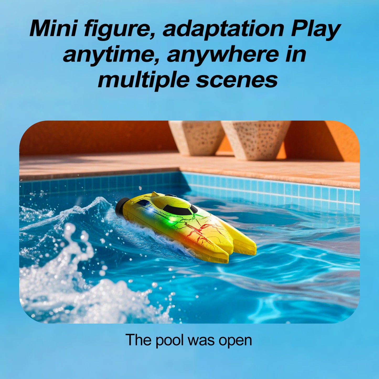 Mini Wave: 2.4G RC Speedboat (Ages 6–12)