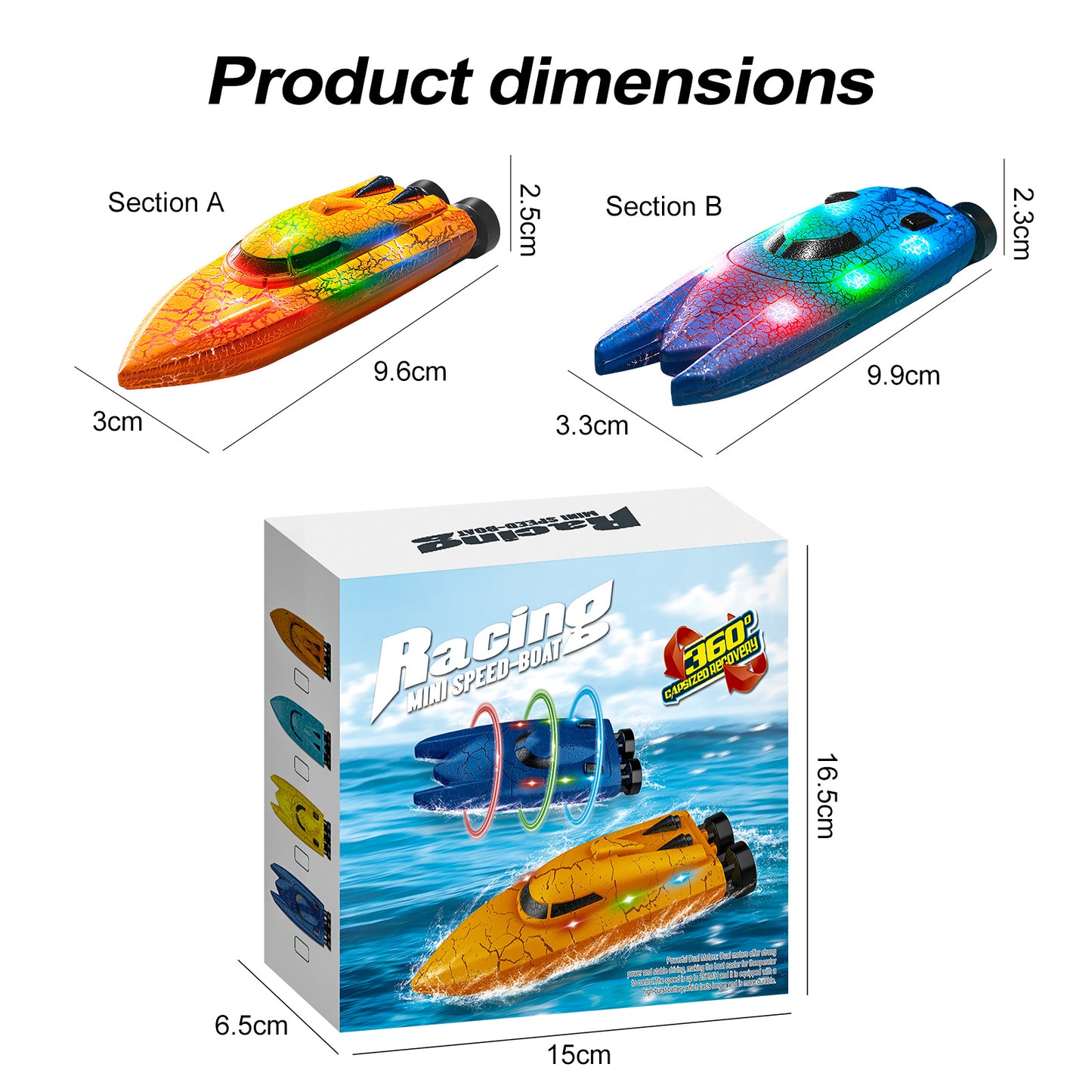 Mini Wave: 2.4G RC Speedboat (Ages 6–12)