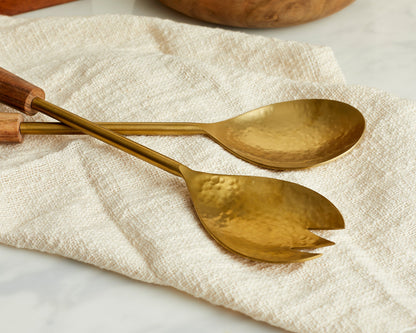 Hema Spoon and Fork Salad Server Set