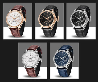 AquaDepth 200: Sapphire Diver Quartz Watch for Men