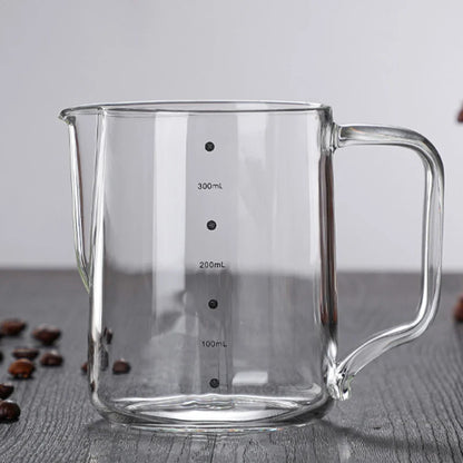 Glass Milk Frother Pitcher (350ml / 600ml)