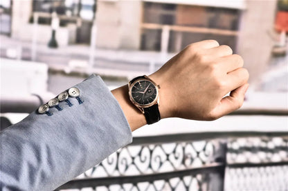 AquaDepth 200: Sapphire Diver Quartz Watch for Men