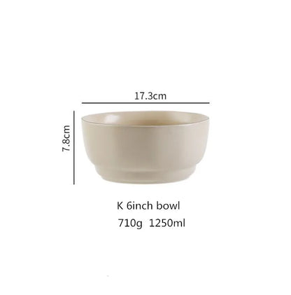 Nordic Ceramic Dinnerware Set