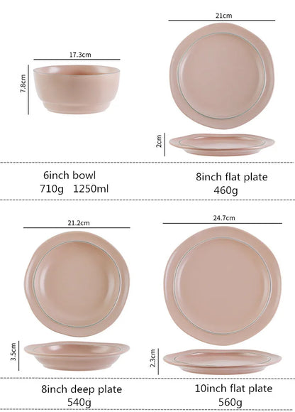 Nordic Ceramic Dinnerware Set