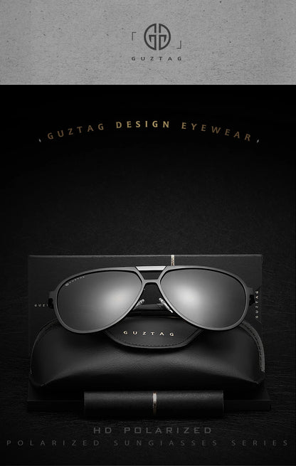 AeroPilot: Polarised UV400 Aluminium Sunglasses for Men