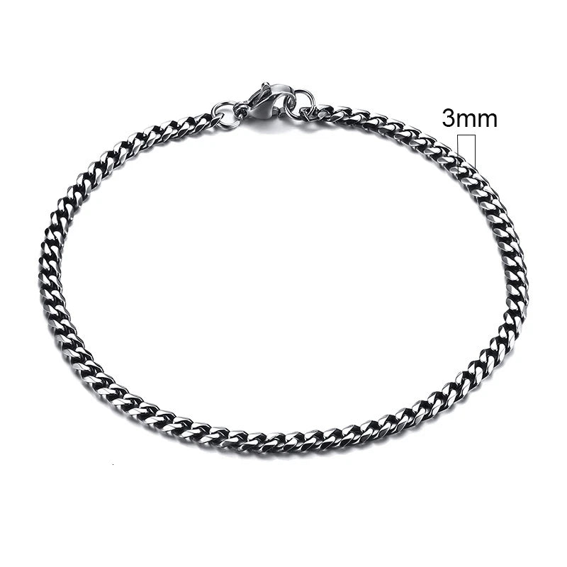 Forge Link: Chunky Miami Curb Chain Bracelet for Men