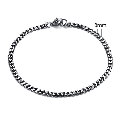 Forge Link: Chunky Miami Curb Chain Bracelet for Men