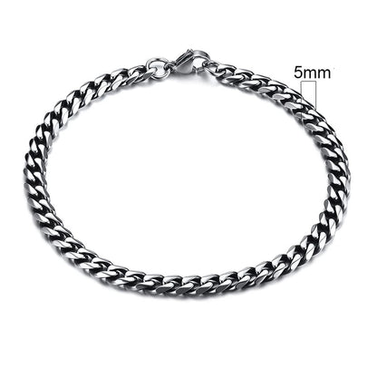 Forge Link: Chunky Miami Curb Chain Bracelet for Men