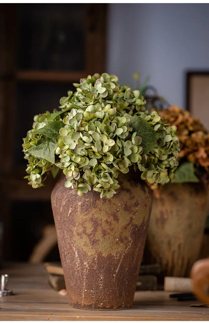 Soft Bloom: Silk Hydrangea Stem