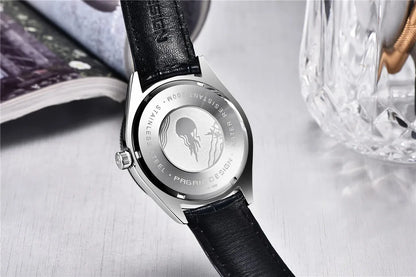 AquaDepth 200: Sapphire Diver Quartz Watch for Men