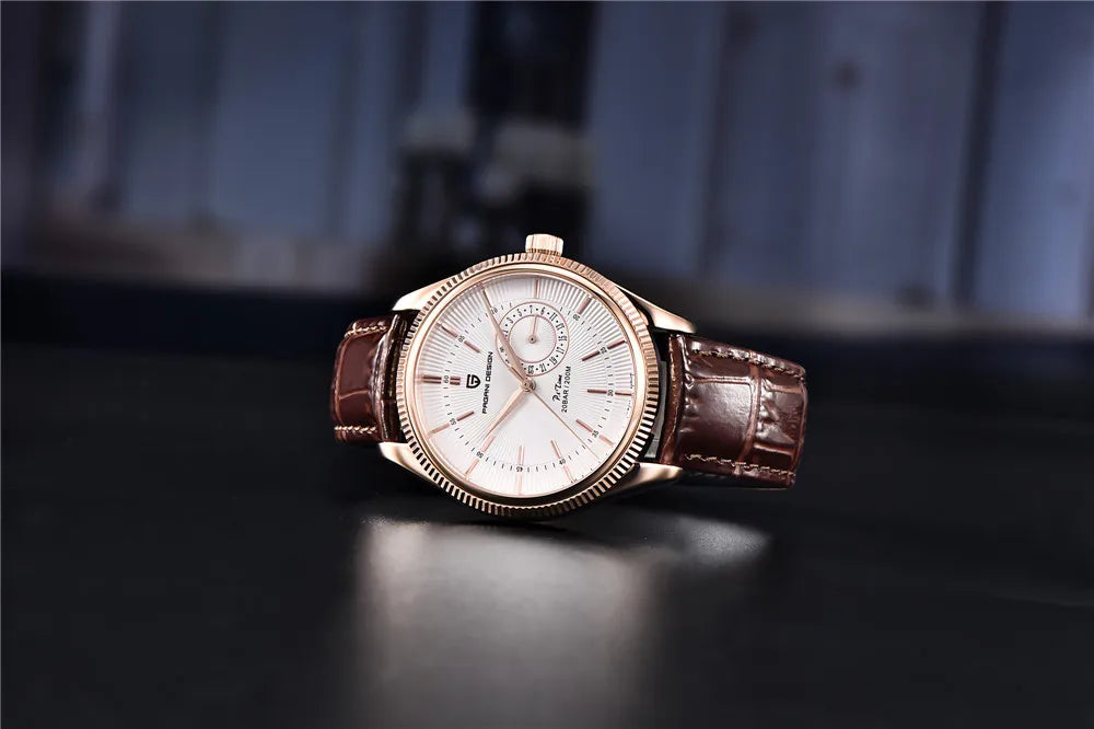 AquaDepth 200: Sapphire Diver Quartz Watch for Men