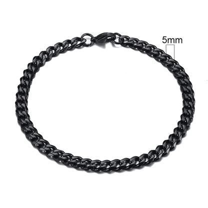 Forge Link: Chunky Miami Curb Chain Bracelet for Men