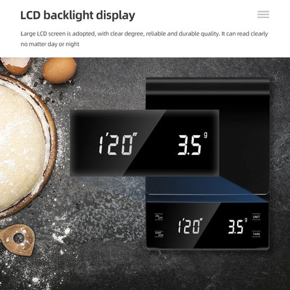 Digital Coffee Scale with Timer (3kg / 0.1g)
