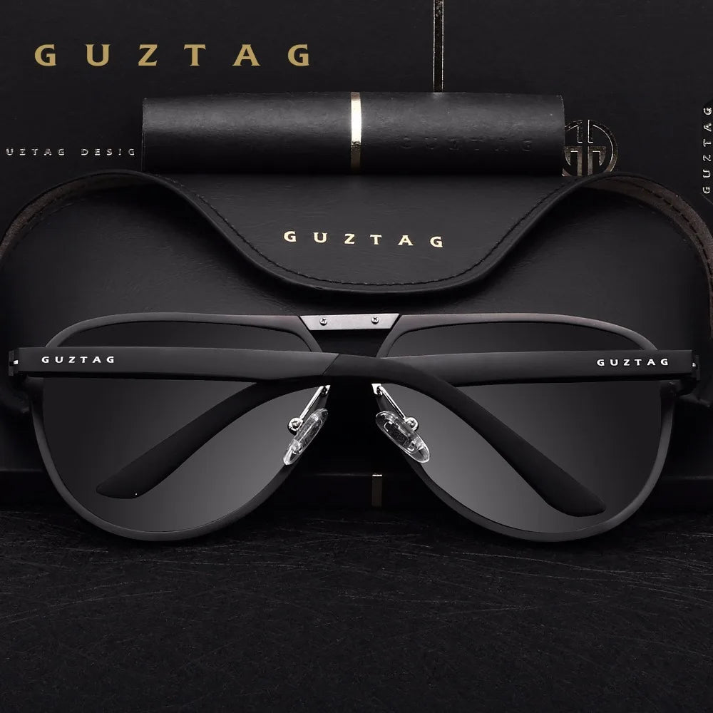 AeroPilot: Polarised UV400 Aluminium Sunglasses for Men