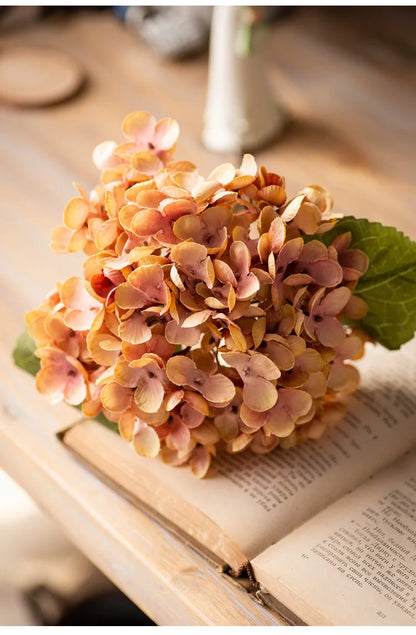 Soft Bloom: Silk Hydrangea Stem