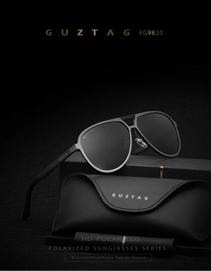 AeroPilot: Polarised UV400 Aluminium Sunglasses for Men