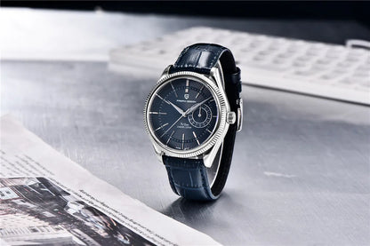 AquaDepth 200: Sapphire Diver Quartz Watch for Men