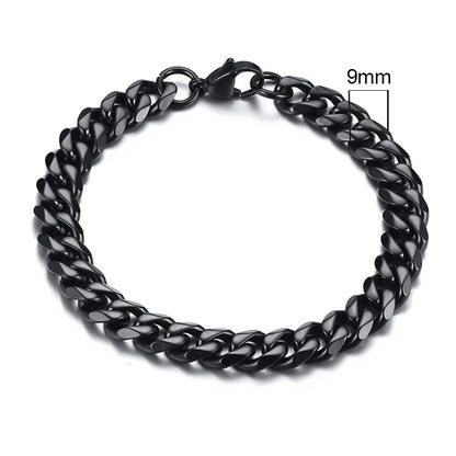 Forge Link: Chunky Miami Curb Chain Bracelet for Men