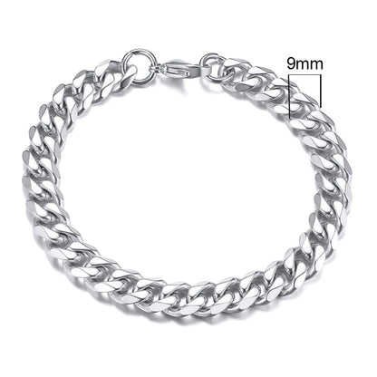 Forge Link: Chunky Miami Curb Chain Bracelet for Men