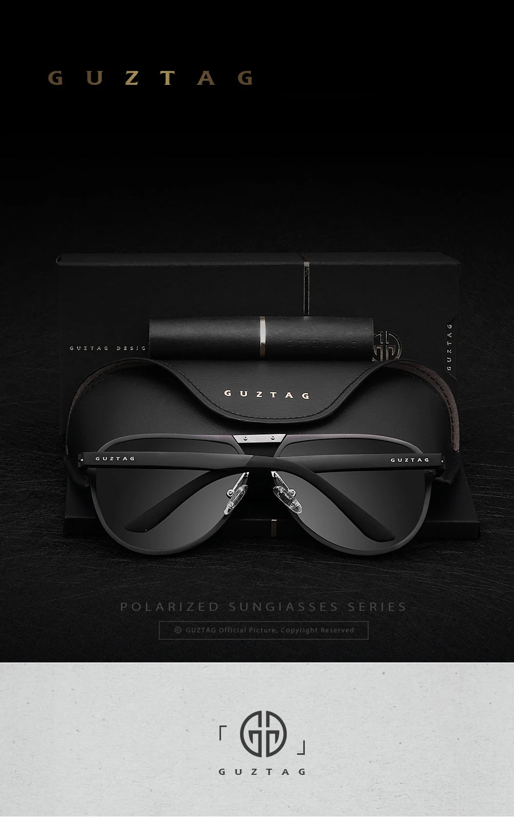 AeroPilot: Polarised UV400 Aluminium Sunglasses for Men