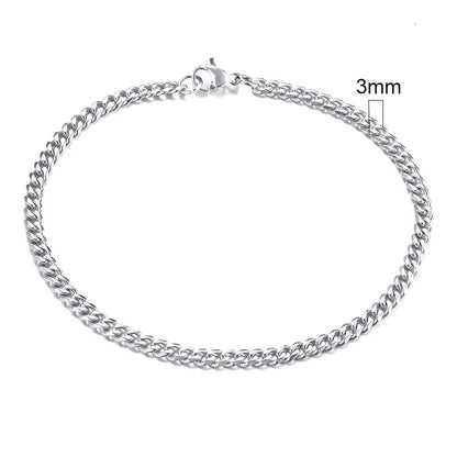 Forge Link: Chunky Miami Curb Chain Bracelet for Men