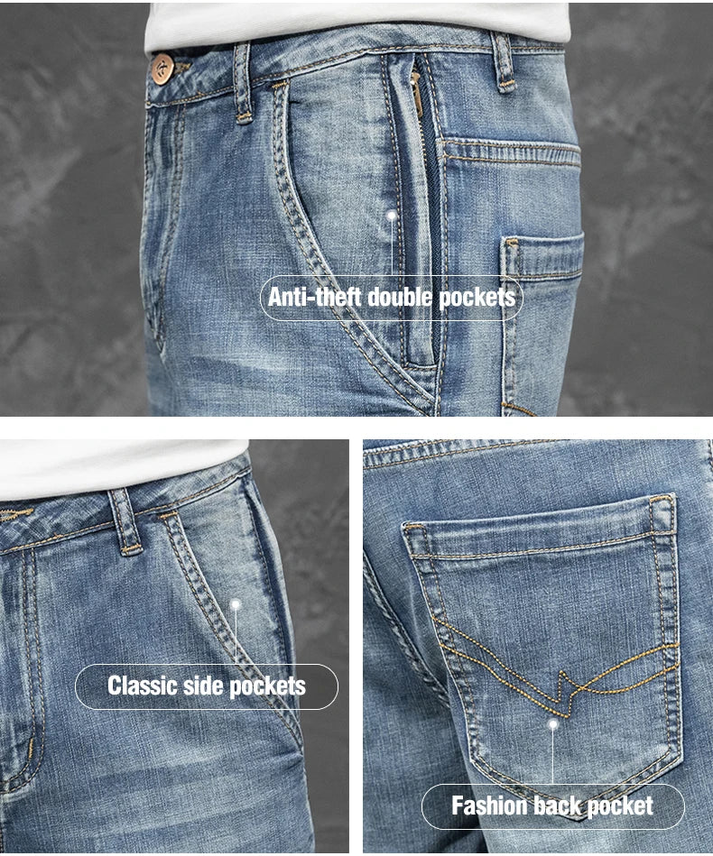 Men’s Retro Denim Shorts – Classic Made Current