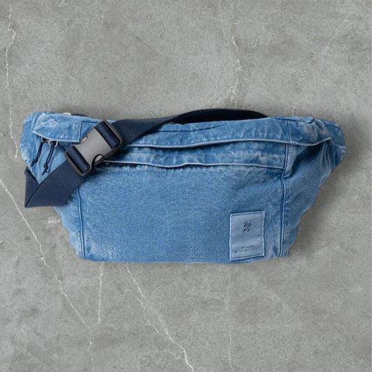 Denim Route: Vintage Washed Crossbody Sling Bag