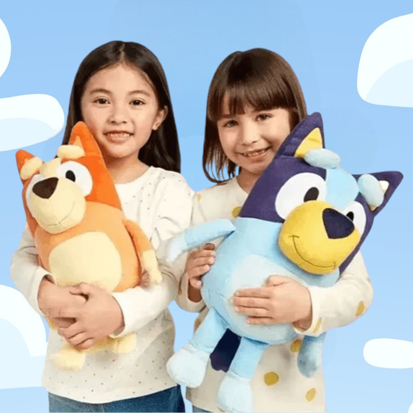 Bluey & Bingo Buddies: Soft Plush Dolls (17 cm / 28 cm)
